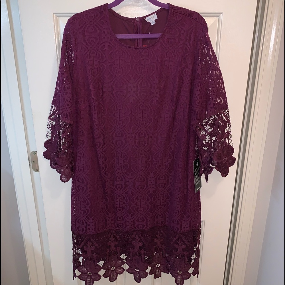 Plum Avenue Lace Dress